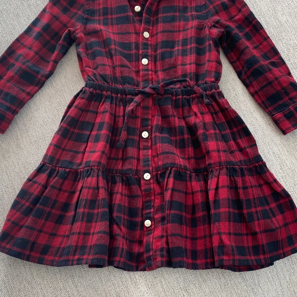 Ralph Lauren Red & Black Plaid Dress